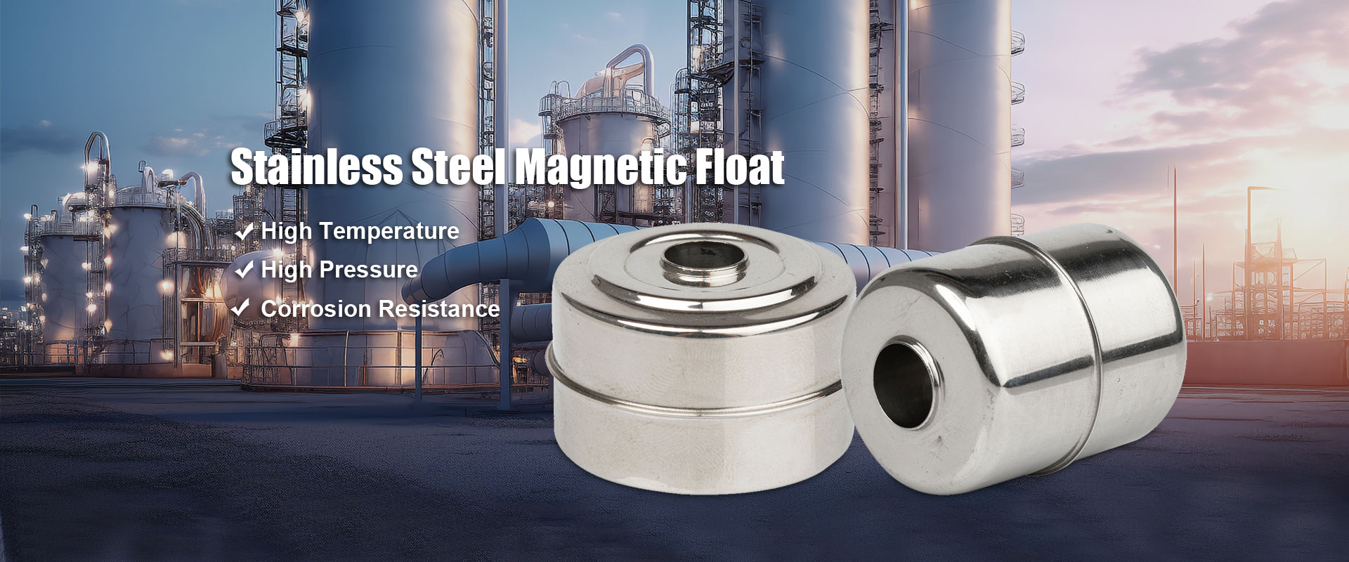 304 316L ruostumattomasta teräksestä valmistettu magneettinen kelluvan valmistaja