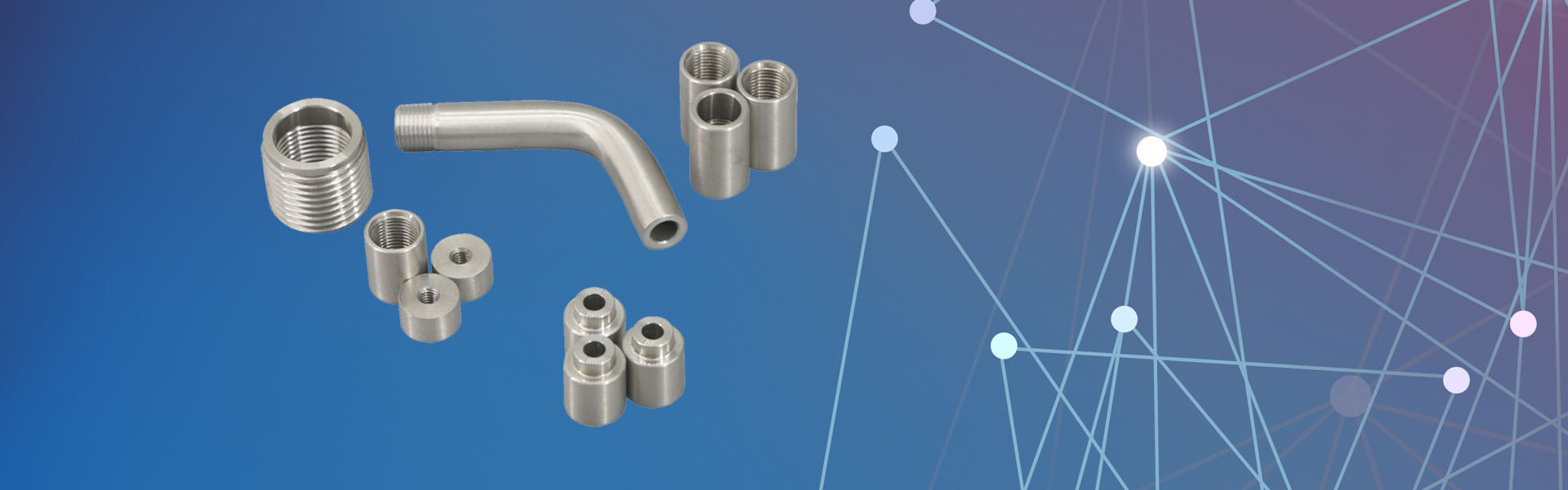 Metalliset venttiilin osat